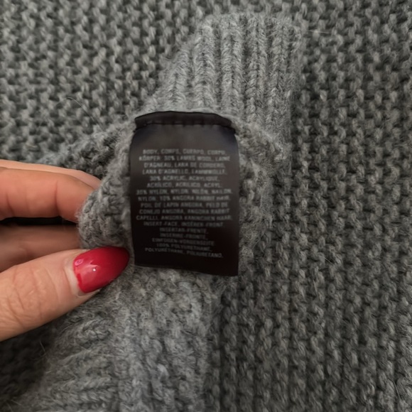 Anthropologie | Moth | Gray Oltrarno Faux Leather Cardigan |  Women’s Size XXS - Picture 5 of 6